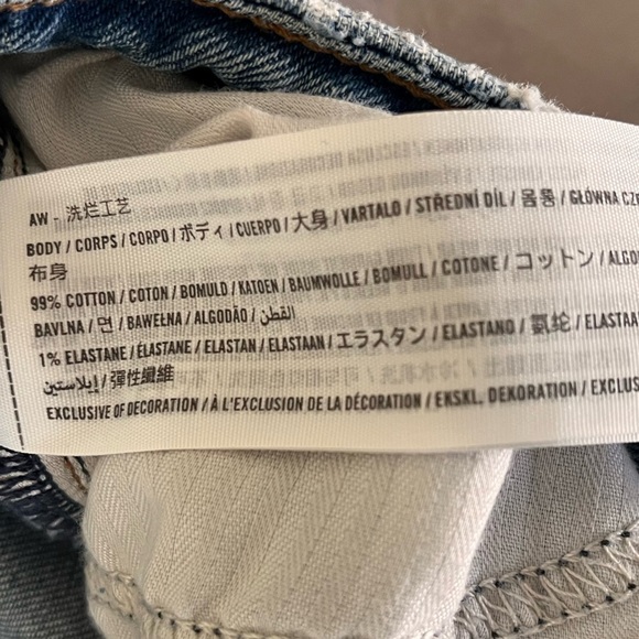 A&F ABERCROMBIE & FITCH The Skinny High Rise Curve Love Jeans Size 26/2R - Picture 7 of 7